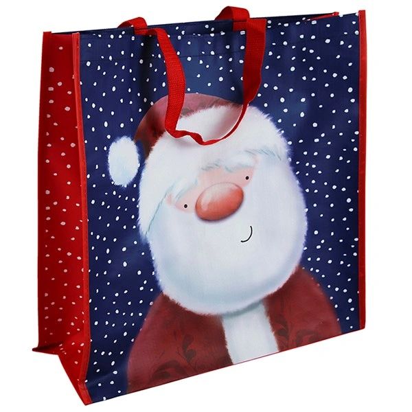 Square Bag For Life Christmas Cute Santa
