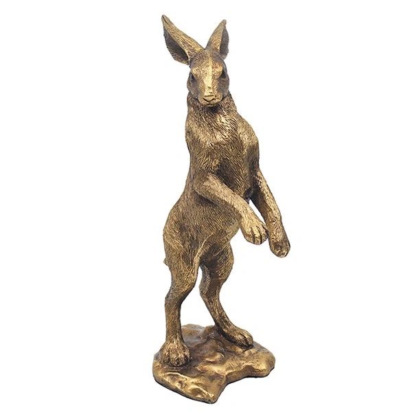 Reflections Bronze Standing Hare