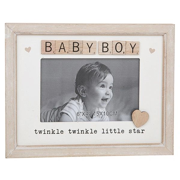 Scrabble Sentiments Frame Baby Boy | mooch