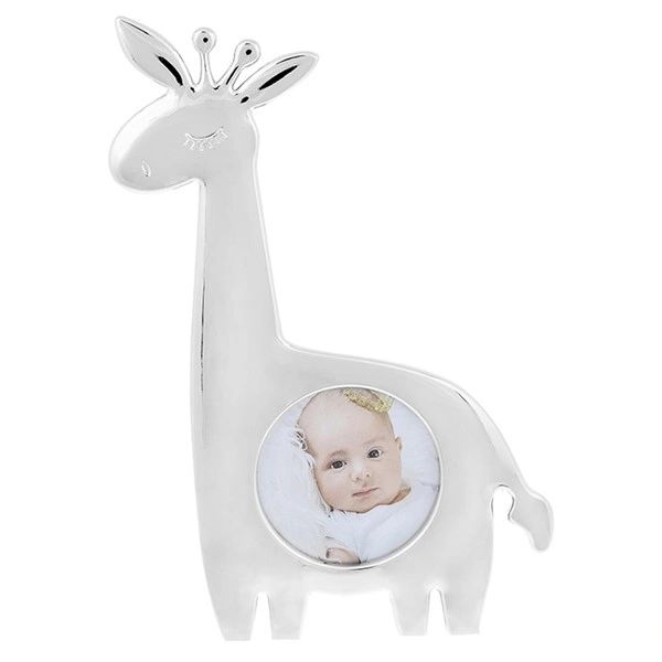 Giraffe Polish Silver Frame