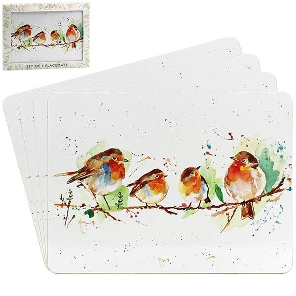 Winter Robin Placemats Set of 4