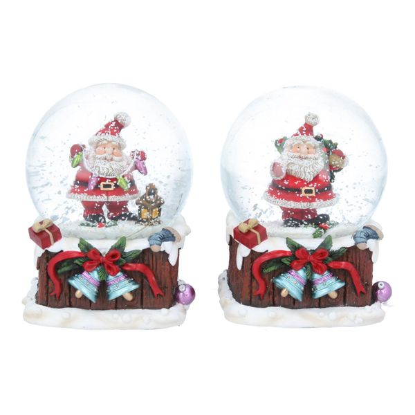 Snow Globe - Santa with Tree or Garland