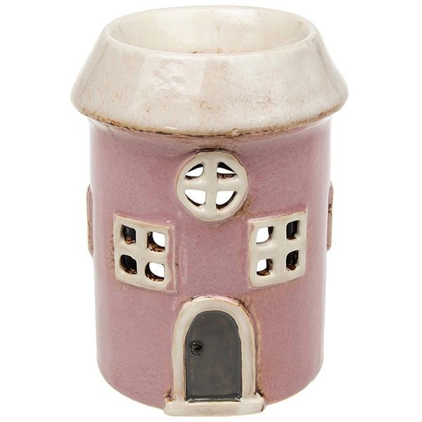 Village Pottery Warmer Round Pink