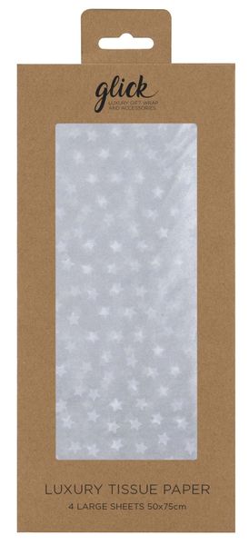 Silver Stars Tissue Pack