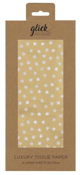 Gold Stars Tissue Pack