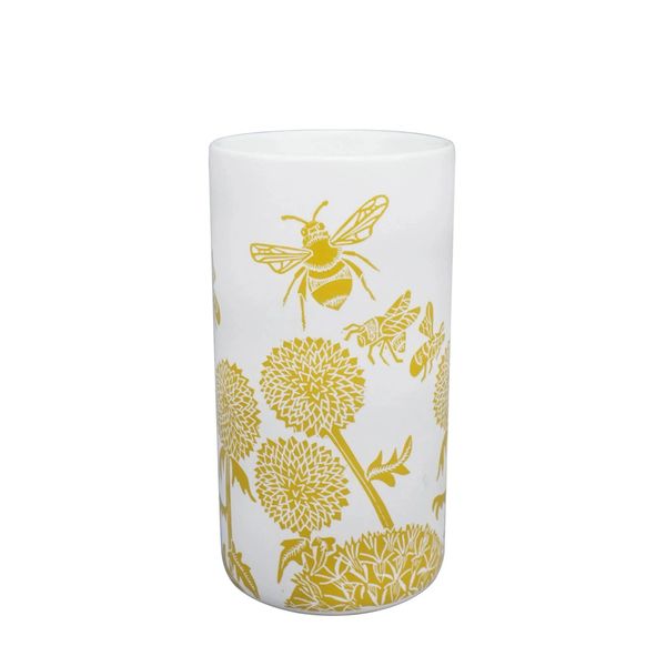 Mustard Ceramic Vase by Kate Heiss