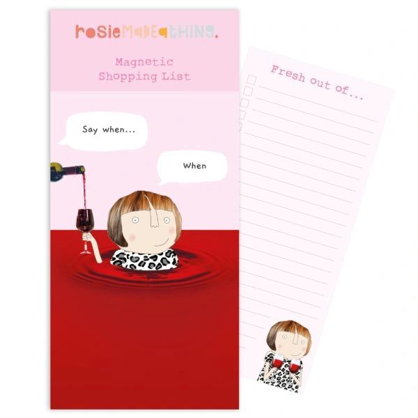 Wine When Magnetic Notepad MP011