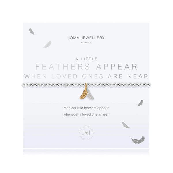 A Little 'Feathers Appear When Loved Ones Are Near' Bracelet 3801