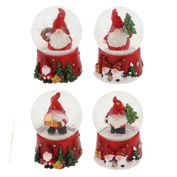 Christmas Santa Gonk Snowglobe - Small