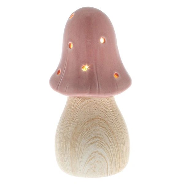 Mushroom Glow Lamp Small Pink