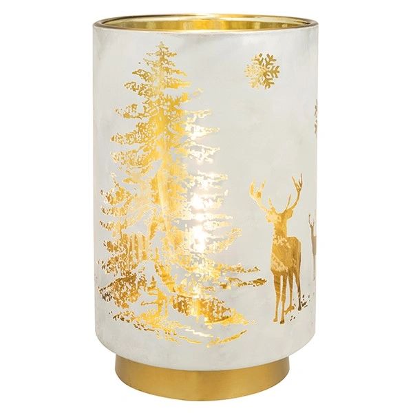 Christmas Edison Gold Forest Lamp