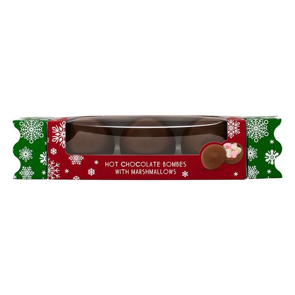 Christmas Cracker HOT CHOCOLATE BOMBES 3 PACK
