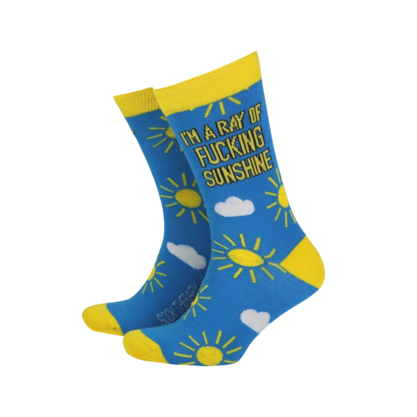 Ray of Sunshine mens Socks