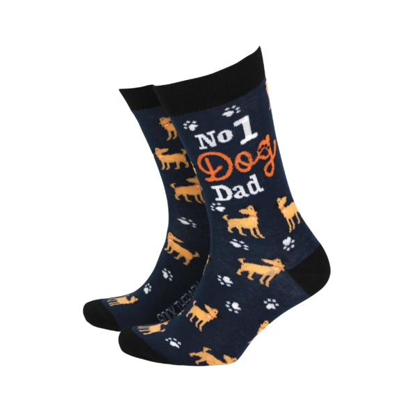 No.1 Dog Dad Socks