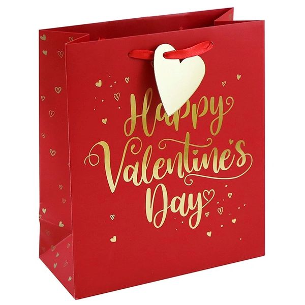 Valentine Text Medium Bag