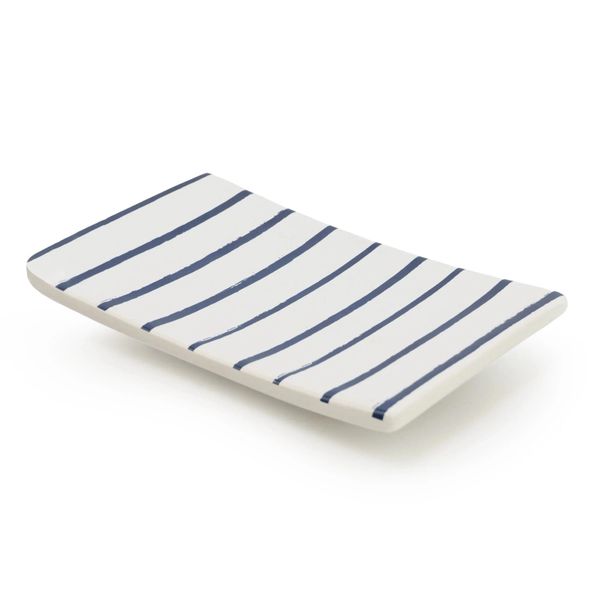 Harbour Stripe Soap Dish 14cm