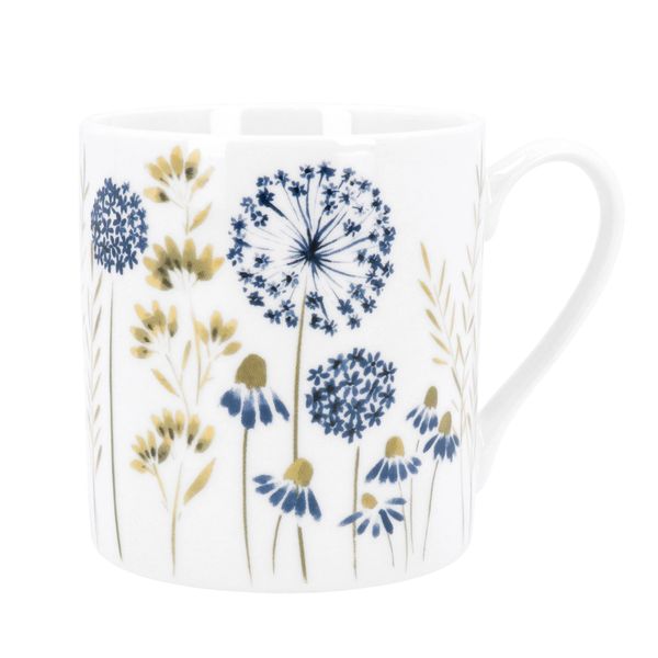 Bone China Mug 9cm - Blue Meadow