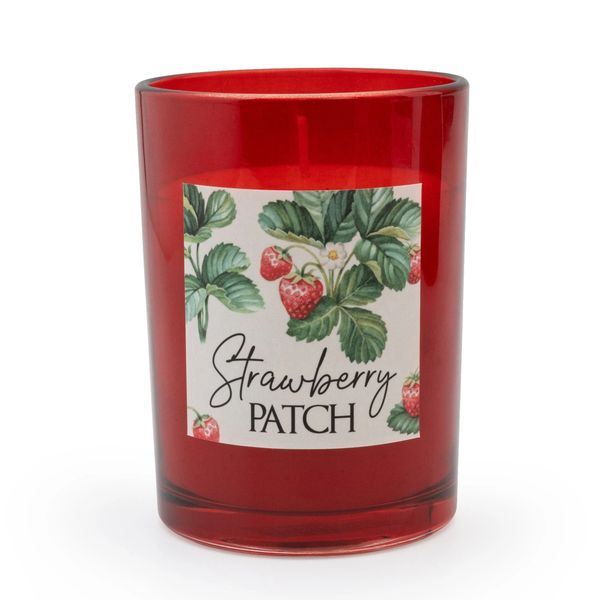 Single Wick Candle With Alpine Wild Strawberry Scent
