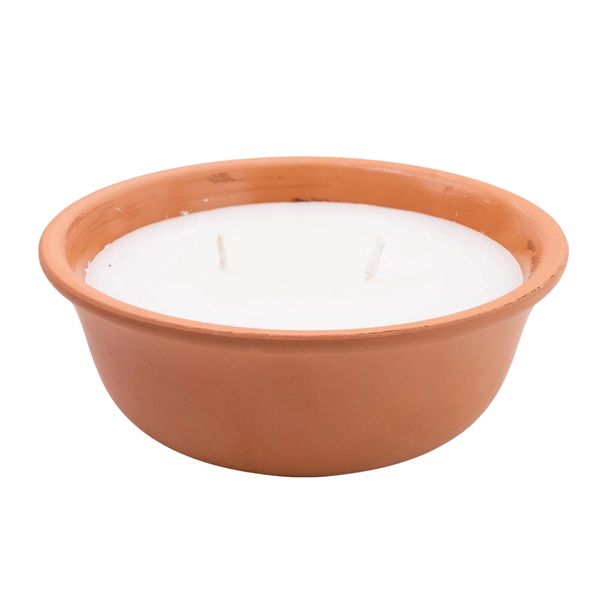 Extra Large Citronella Candle in Terracotta Pot - CLICK & COLLECT ONLY
