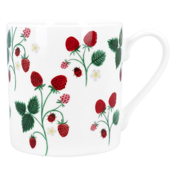 Bone China Mug 9cm - Strawberries