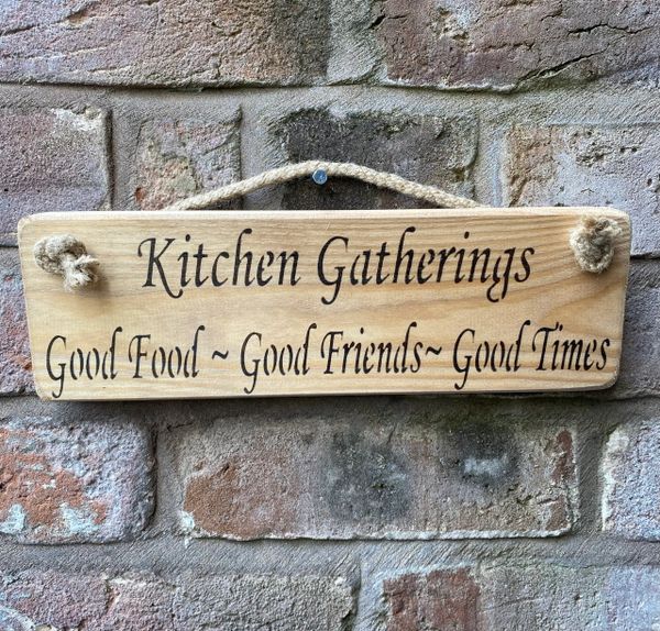 Kitchen Gatherings Sign