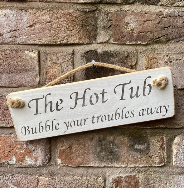 The Hot Tub..... Sign