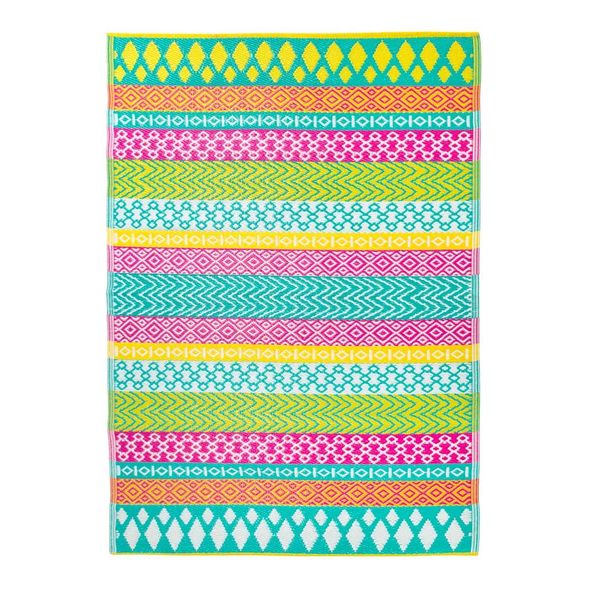 Boho Colourful Outdoor Rug