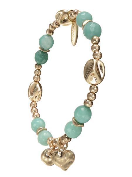 Stone & Charm Collective - Worn Gold / Deep Aqua