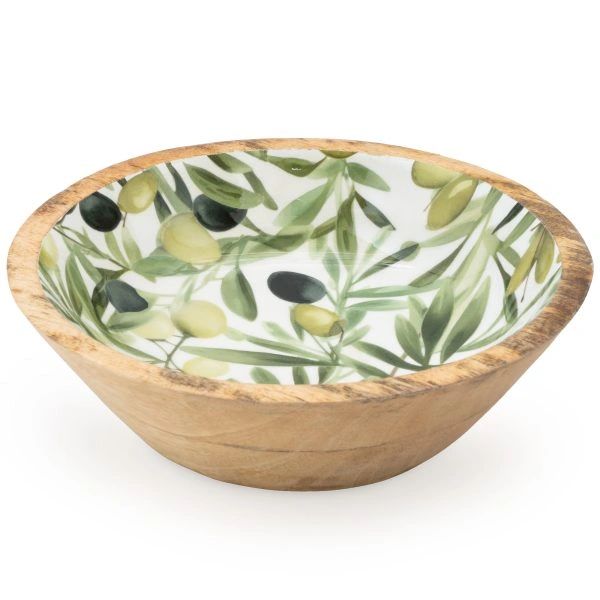 Handcrafted Olive Mango Wooden Bowl