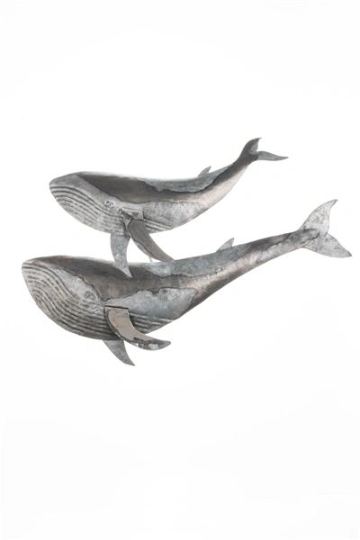 Duo of blue whales Wall Art