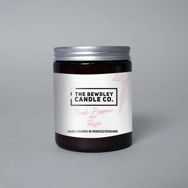 Pink Pepper & Rose Candle 150g net