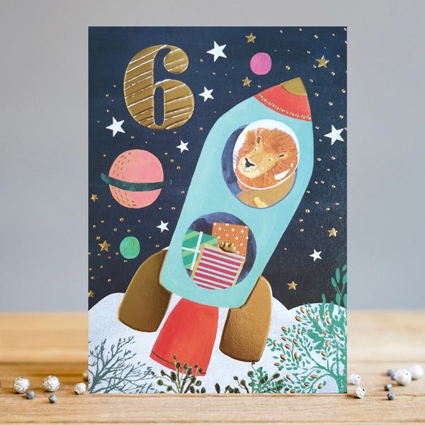 6th Birthday Rocket KTS06