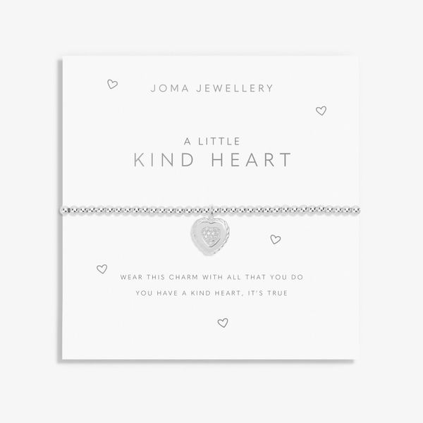 A Little 'Kind Heart' Bracelet In Silver Plating 7400