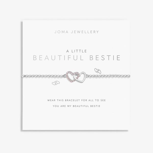 A Little 'Beautiful Bestie' Bracelet In Silver Plating 7413