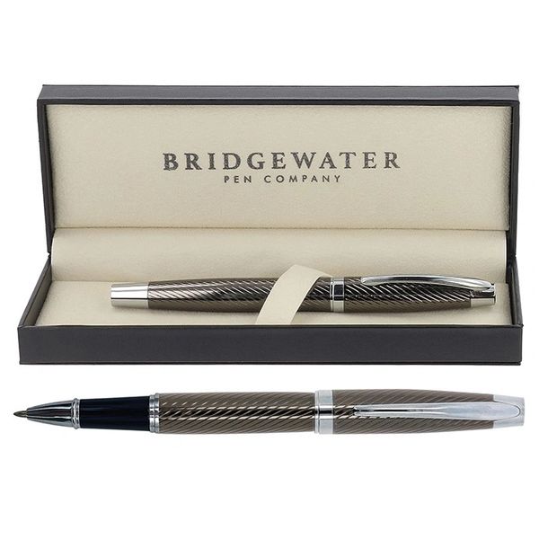 Bridgewater Lancaster Gunmetal & Chrome Roller Ball