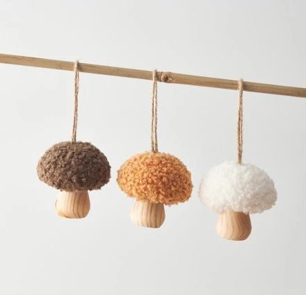 HANGING SHERPA TOADSTOOL - choose colour