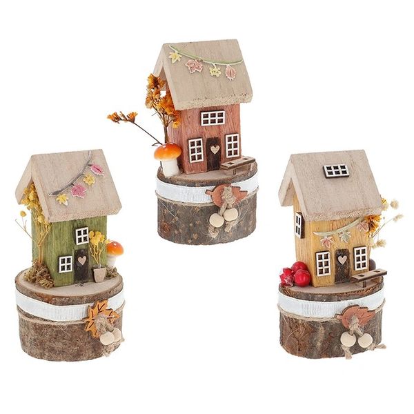 Folk Art Cottage Tall Mini