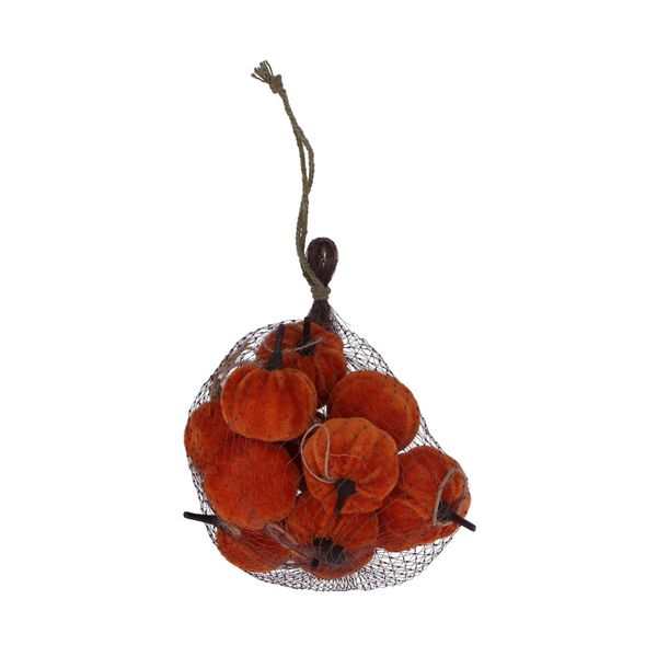 Bag of 12 hanging mini Pumpkins