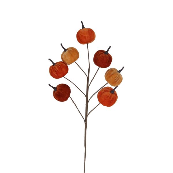 Spray - Autumn Mix Velvet Mini Pumpkin