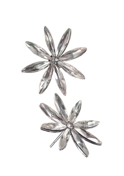 Stella Studs - Silver/Clear