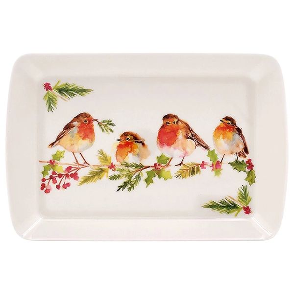 Winter Robins Tray - in 2 sizes