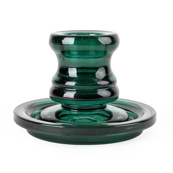 10cm Glass Candlestick