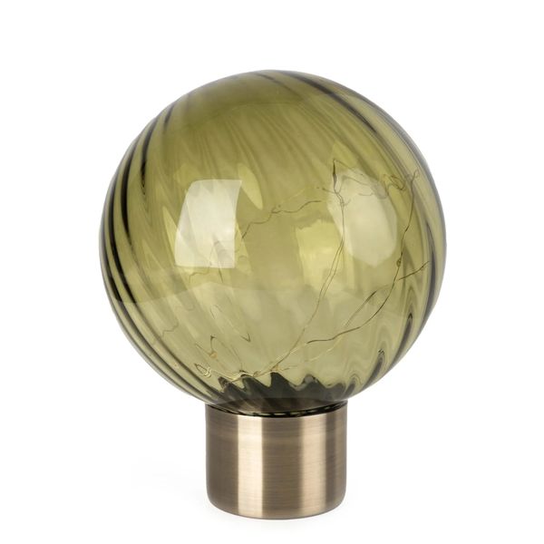 LED Glass Ball Lamp - Green - CLICK & COLLECT ONLY