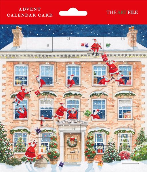 Christmas House Advent Card AVC22A