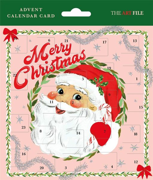 Santa Advent Card AVC21A