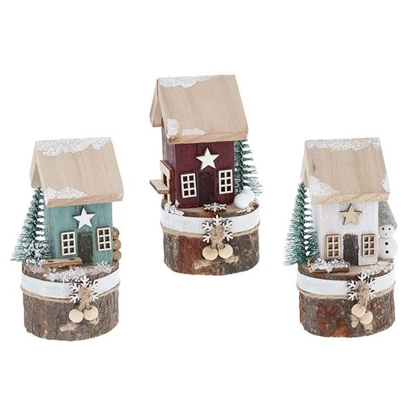 Folk Art Christmas Cottage Mini