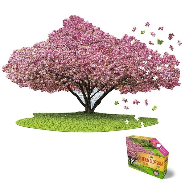 Madd Capp I Am Cherry Blossom, Tree Shaped 1000 Piece Jigsaw Puzzle