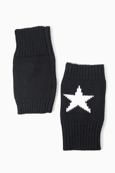 Alice Wrist Warmers - Black, Star Product Code: 5021B