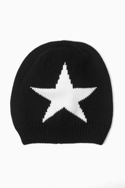 Skylar Beanie Hat - Black, Star Product Code: 5006B