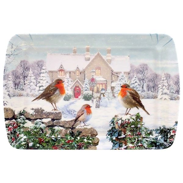 Seasonal Robins Tray - choose